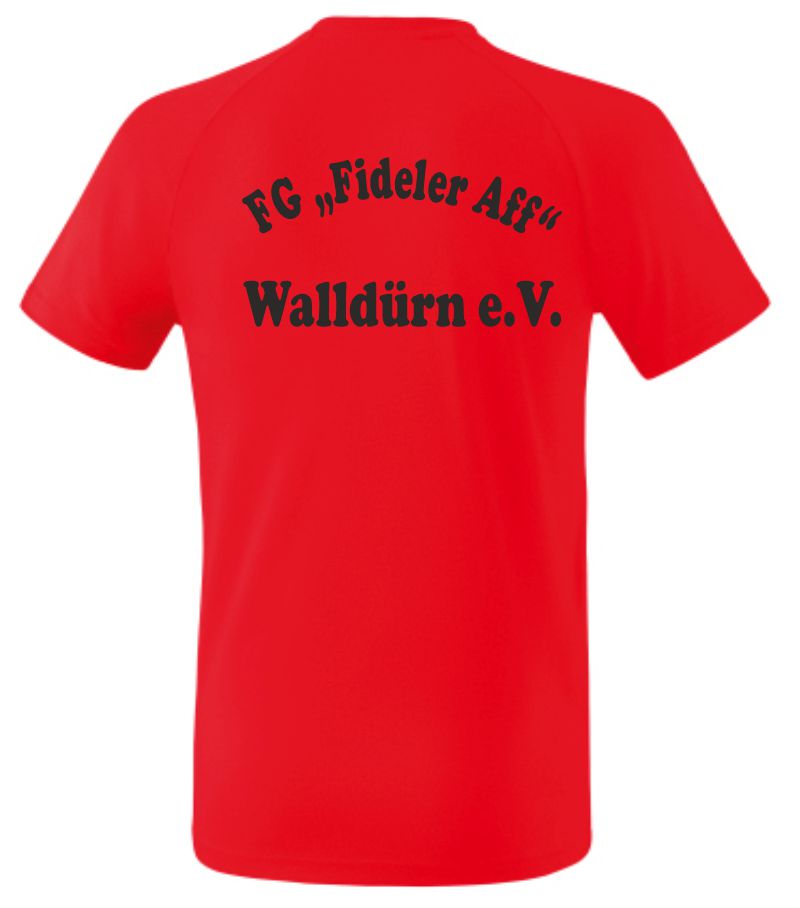 erima T-Shirt Style Kids FG Fideler Aff rot