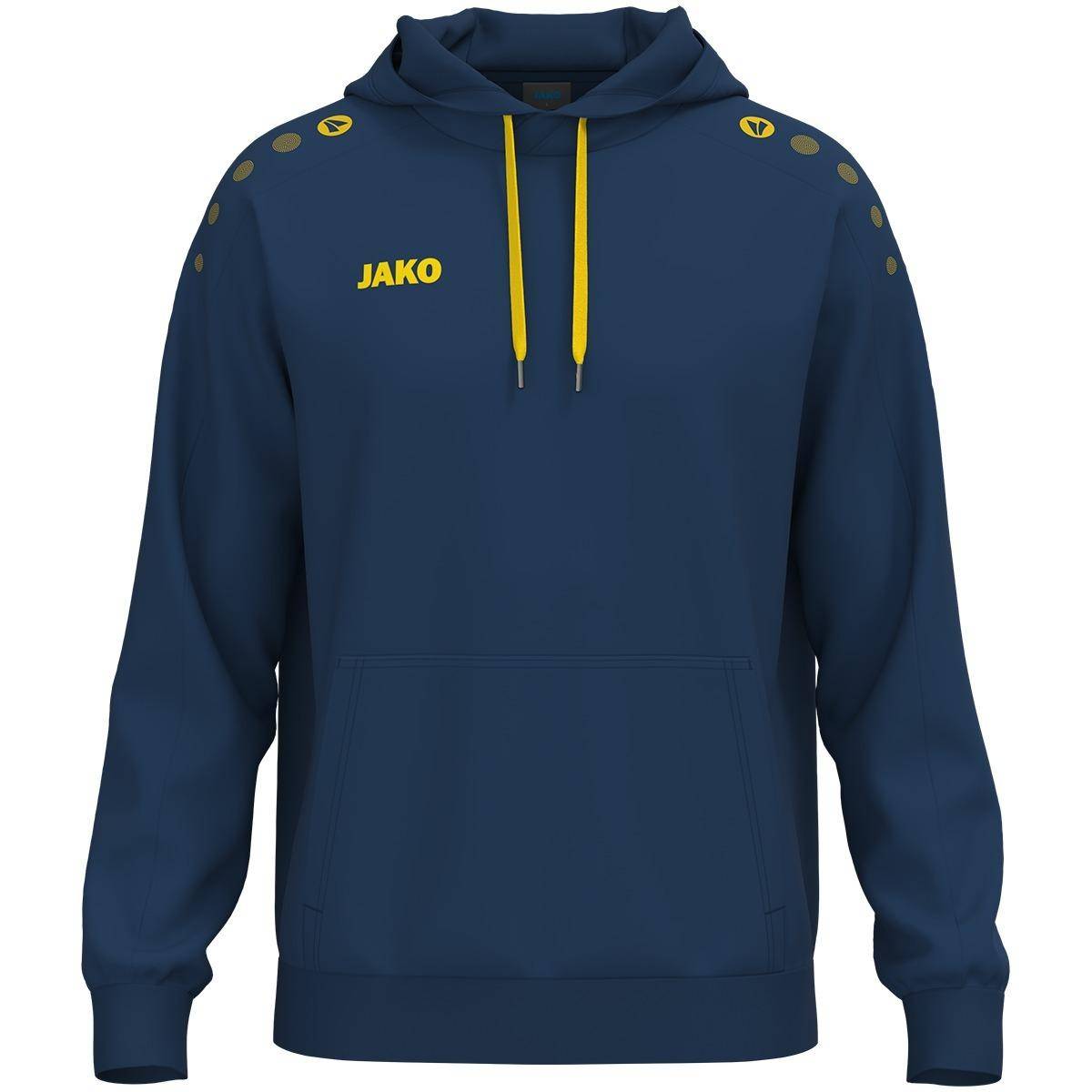 Jako Kapuzensweat One Cotton Kinder navy/citro