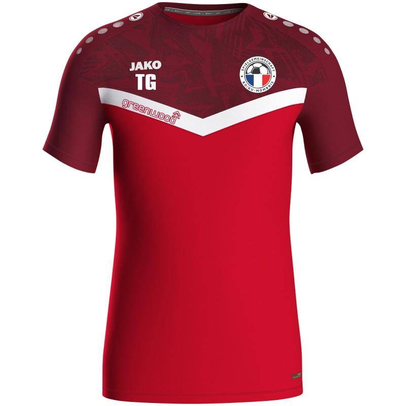 Jako T-Shirt Iconic Kinder Mömbris rot/weinrot