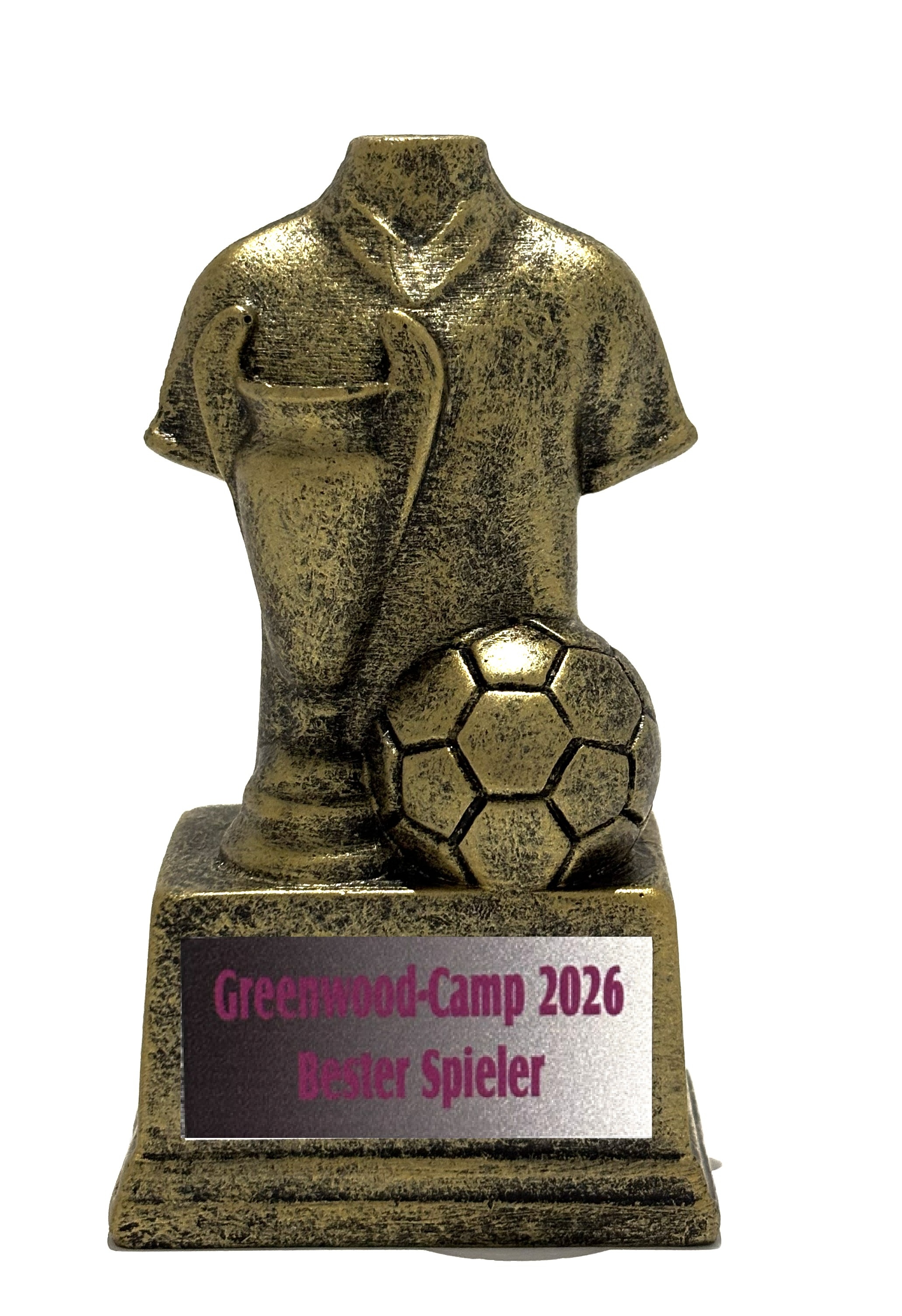 Minipokal Tripoball gold