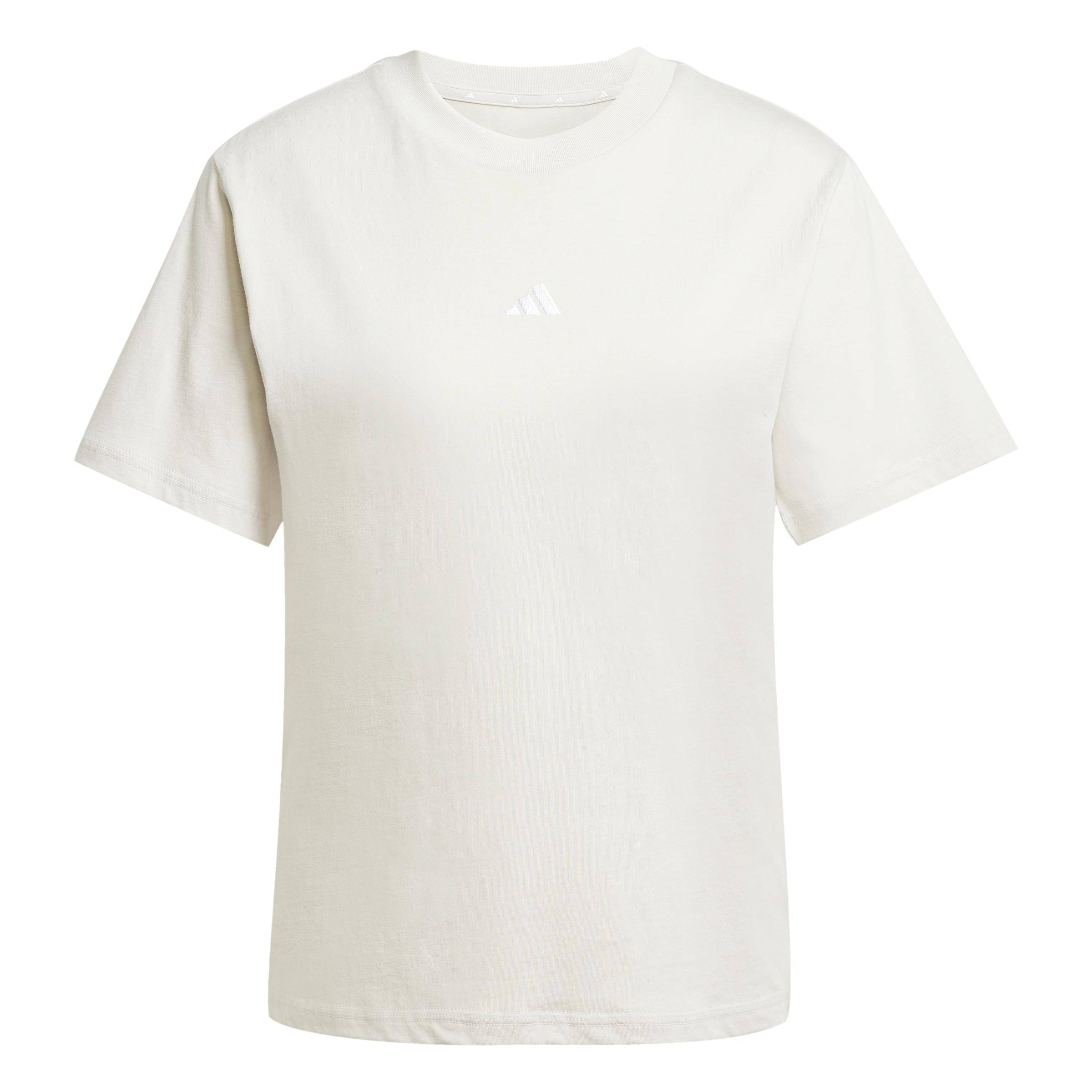 Adidas Essentials T-Shirt Damen beige/weiß