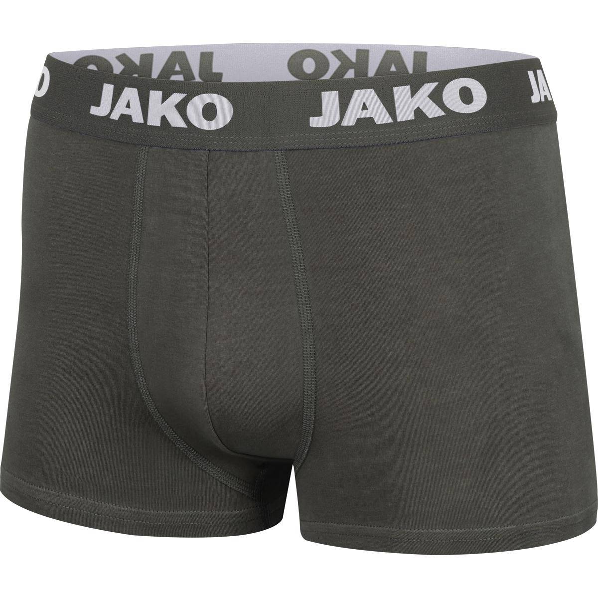 Jako Boxershort Basic 2er Pack Herren anthrazit