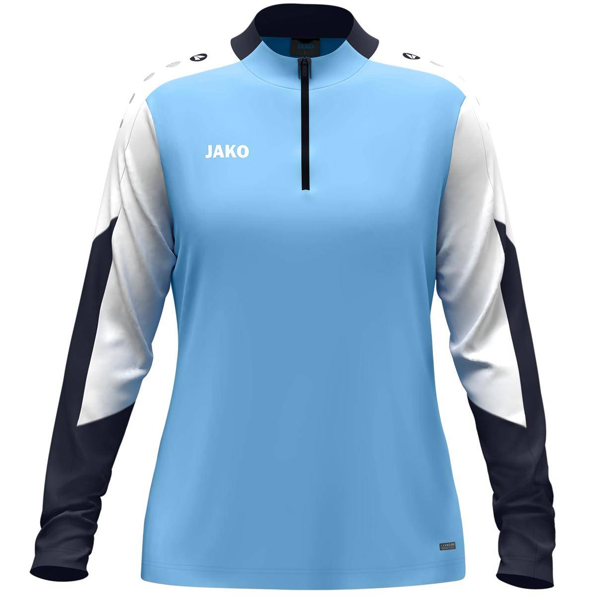 Jako Ziptop Dynamic Damen skyblue/weiß/marine