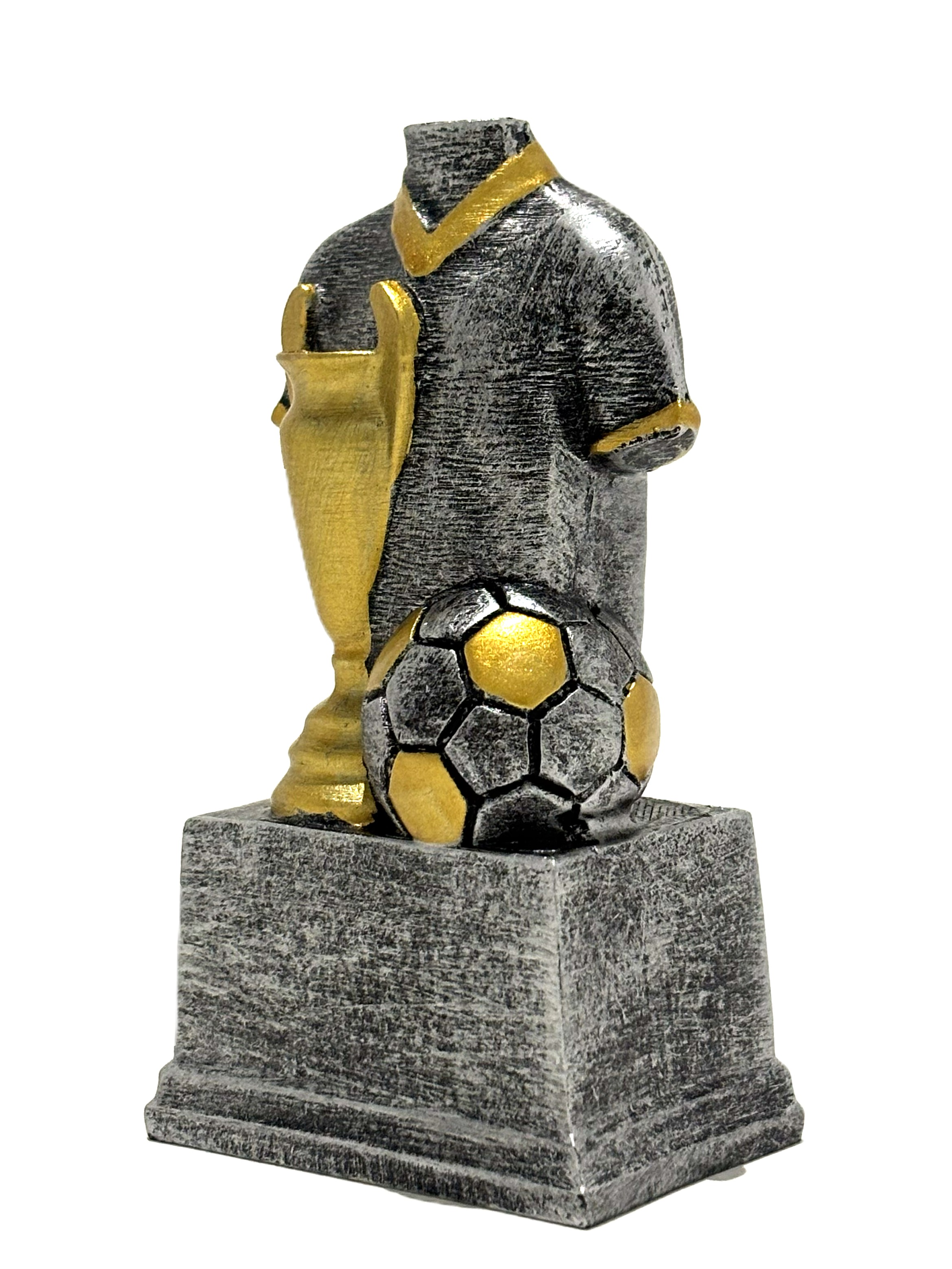 Minipokal Triballpo silber/gold