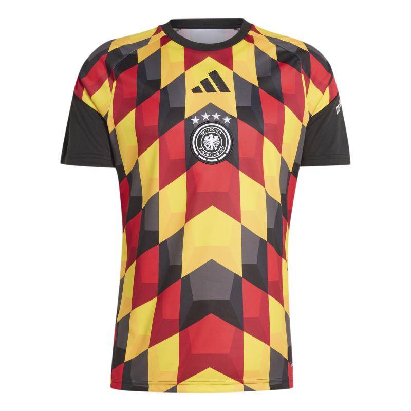 Adidas DFB Pre-Match Trikot schwarz/rot/gold