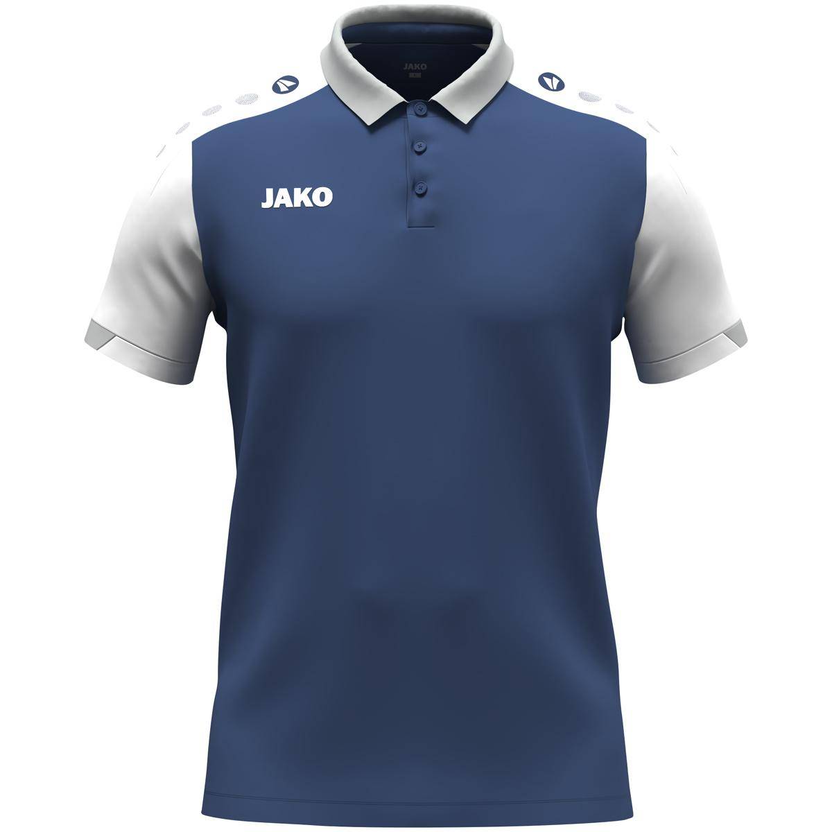 Jako Polo Dynamic Kinder nachtblau/weiß/hellgrau