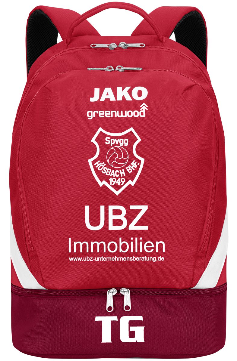 Bahnhöfer Rucksack ICONIC rot/weinrot Bahnhöfer Rucksack ICONIC rot/weinrot