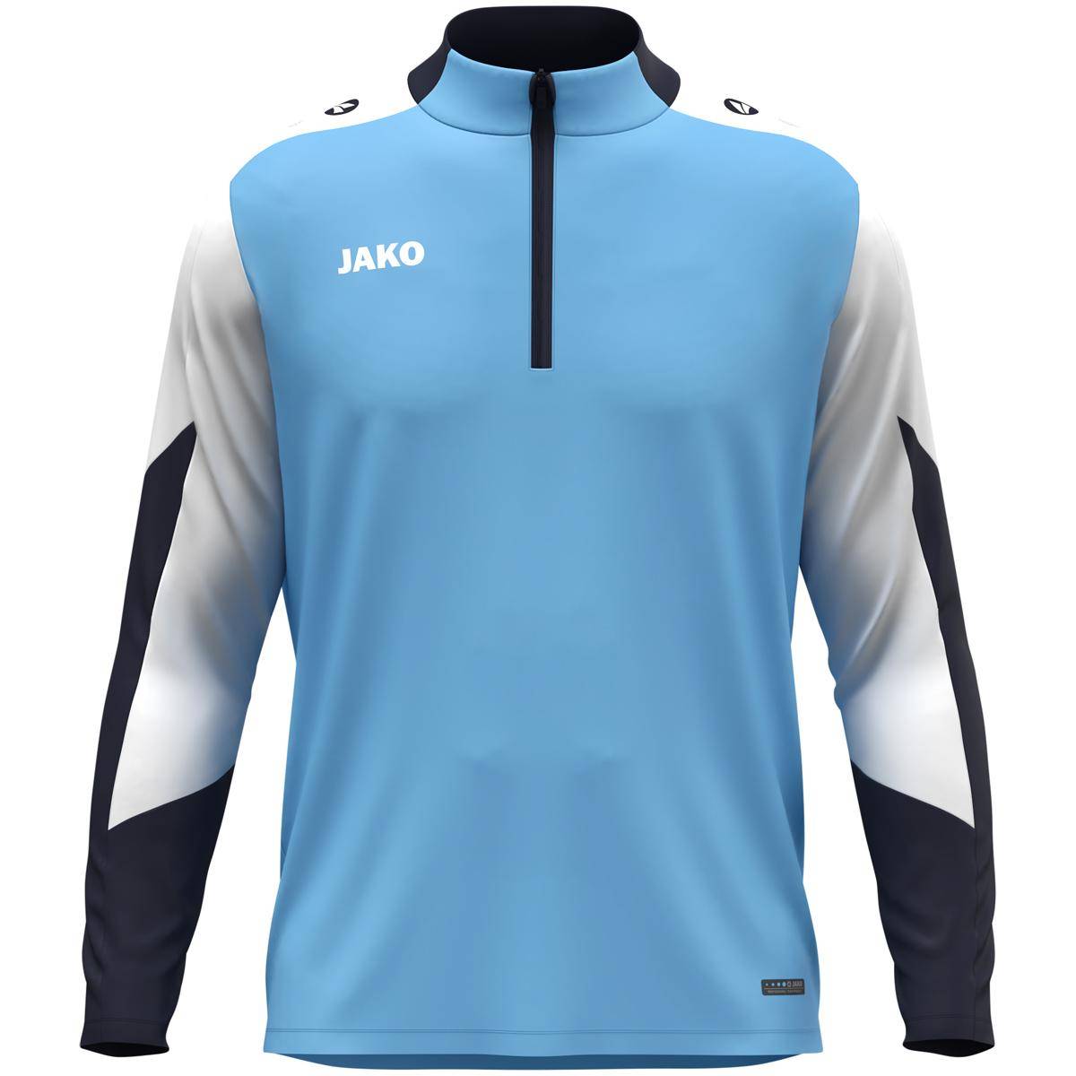Jako Ziptop Dynamic Kinder skyblue/weiß/marine