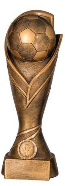 Fußballpokal Champion bronze