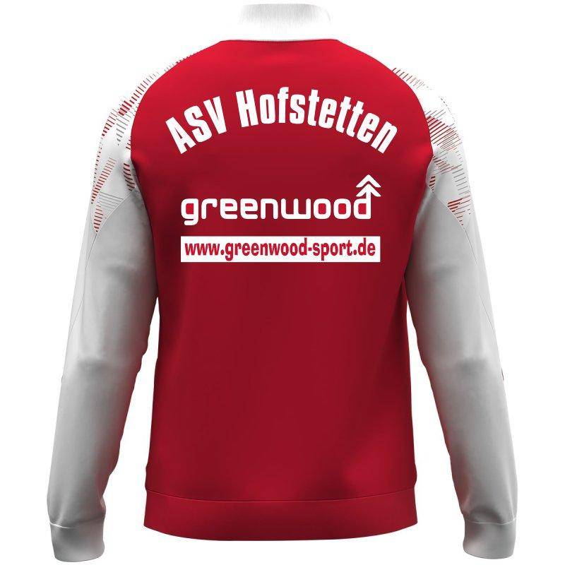 Jako Polyesterjacke Sonic Kinder ASV Hofstetten rot/weiß