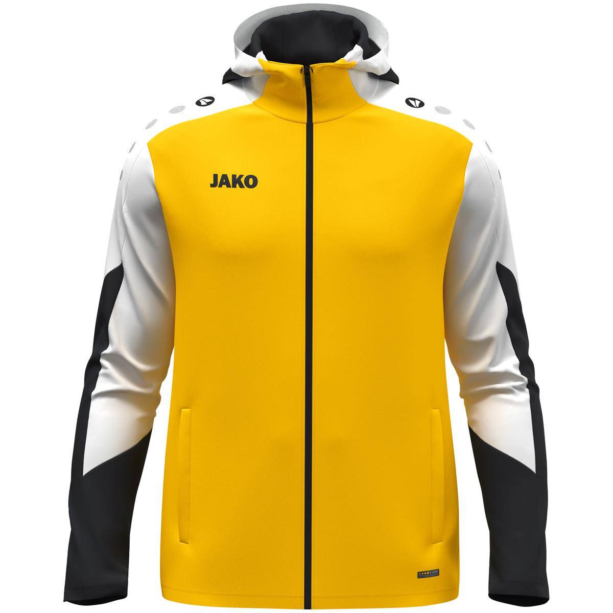 Jako Kapuzenjacke Dynamic Herren gelb/weiß/schwarz