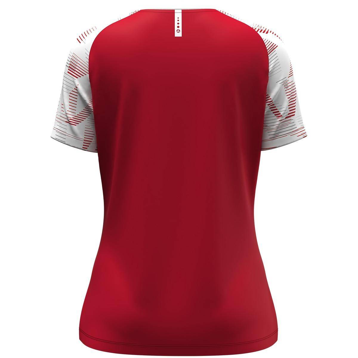 Jako T-Shirt Sonic Damen rot/weiß