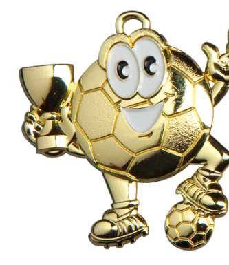 Medaille Aurion 47x44 mm Kids gold
