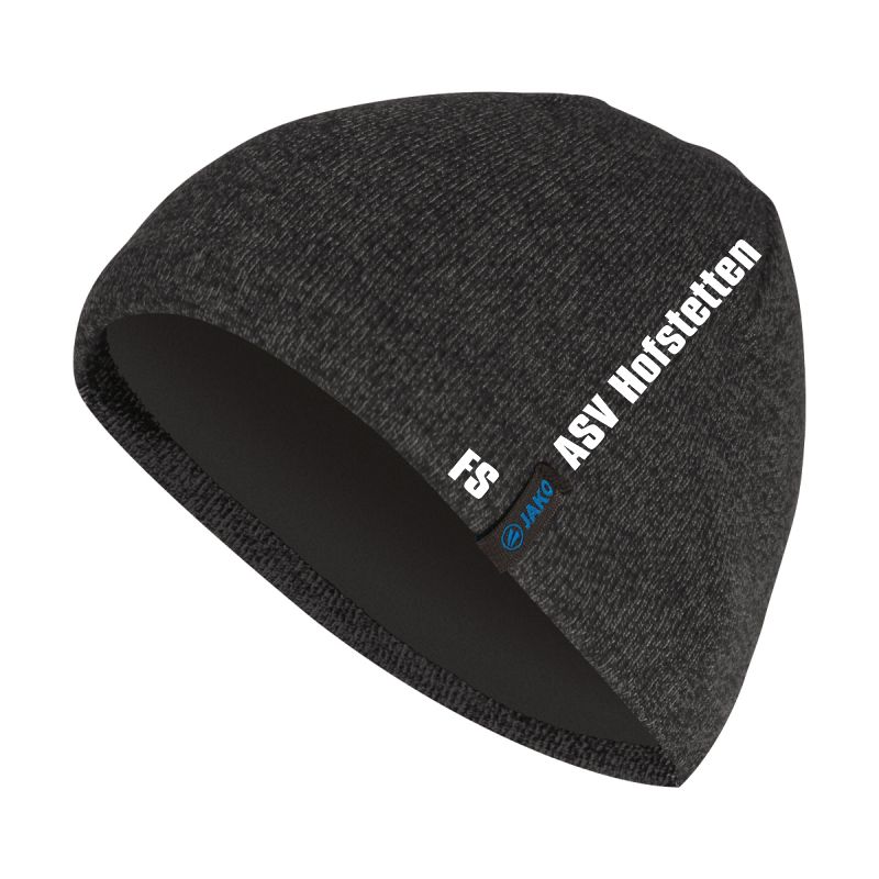 Strickmütze  ASV Hofstetten schwarz meliert
