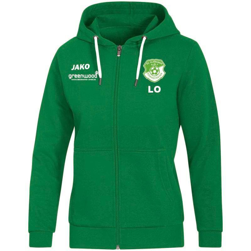 Kapuzenjacke Base Damen SV Königstädten sportgrün Kapuzenjacke Base Damen SV Königstädten sportgrün