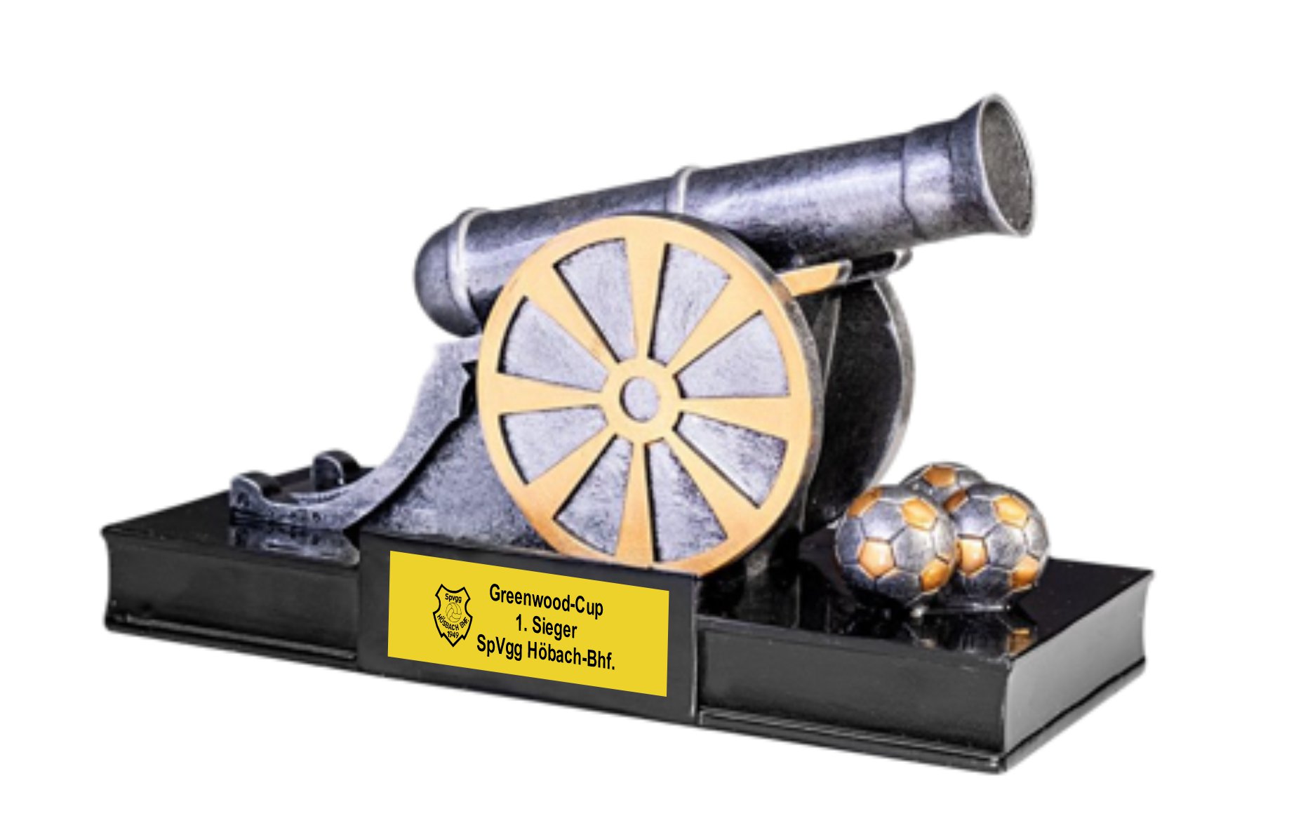 Torschützen-Pokal „Kanone“ silber