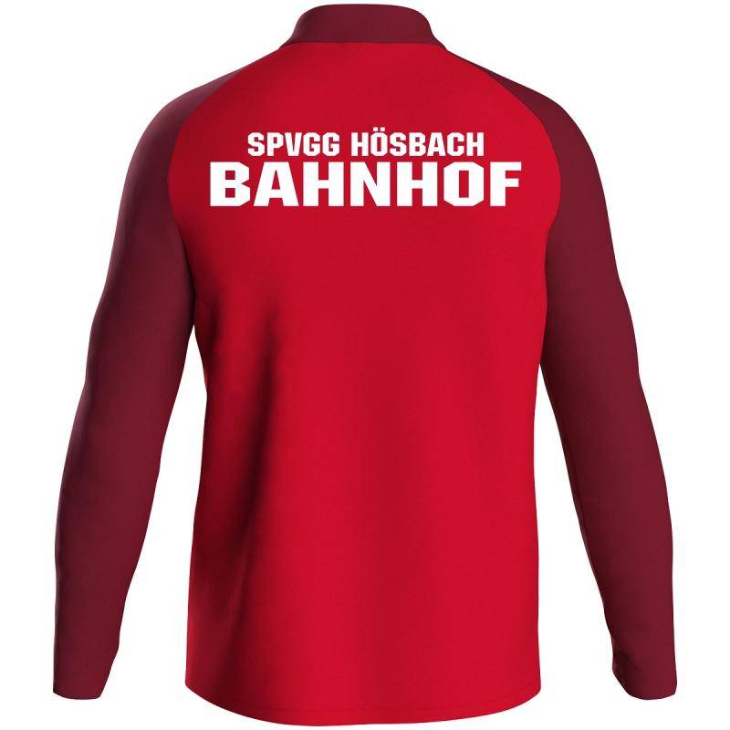 Bahnhöfer Polyesterjacke Iconic rot/weinrot