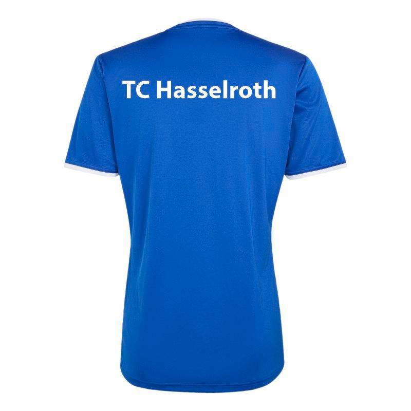 T-Shirt Ent26 TC Hasselroth Herren royalblau/weiß