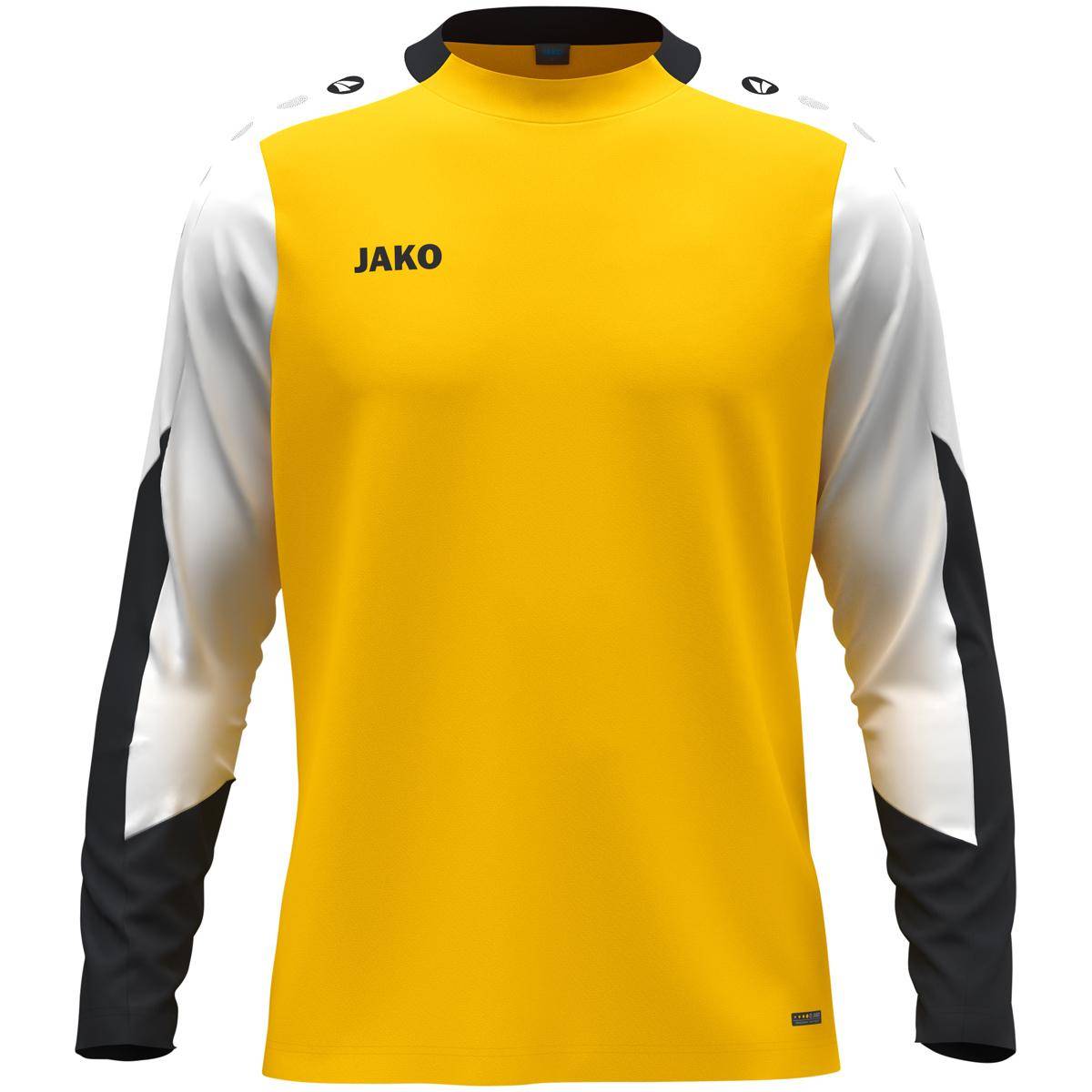 Jako Longsleeve Dynamic Kinder gelb/weiß/schwarz