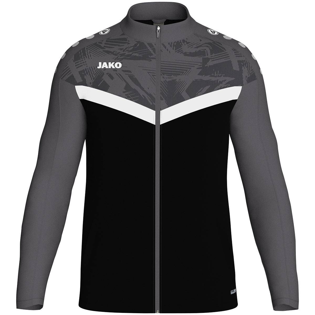 Jako Polyesterjacke Iconic Herren schwarz/anthrazit