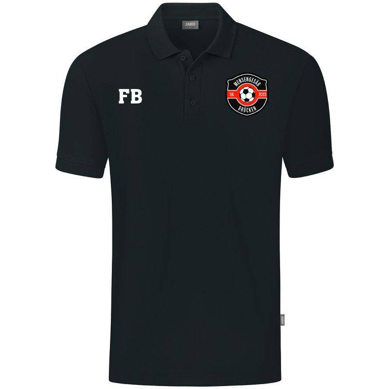 Jako Polo Organic Herren schwarz  SG Mensengesäß/Brücken
