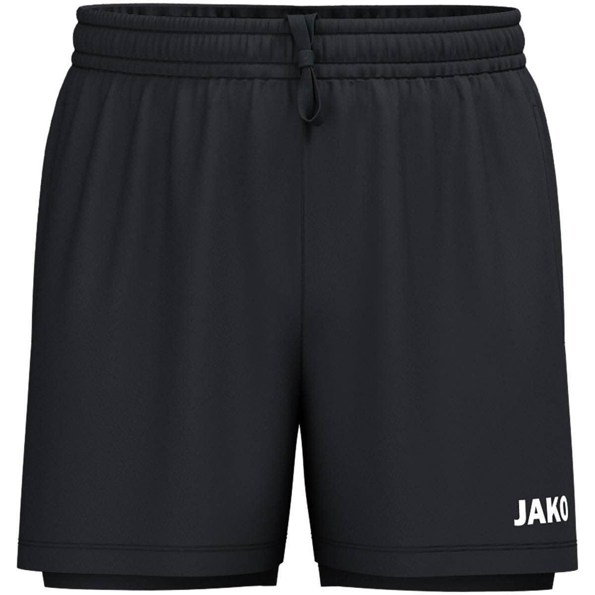 Jako 2-in-1 Short One schwarz