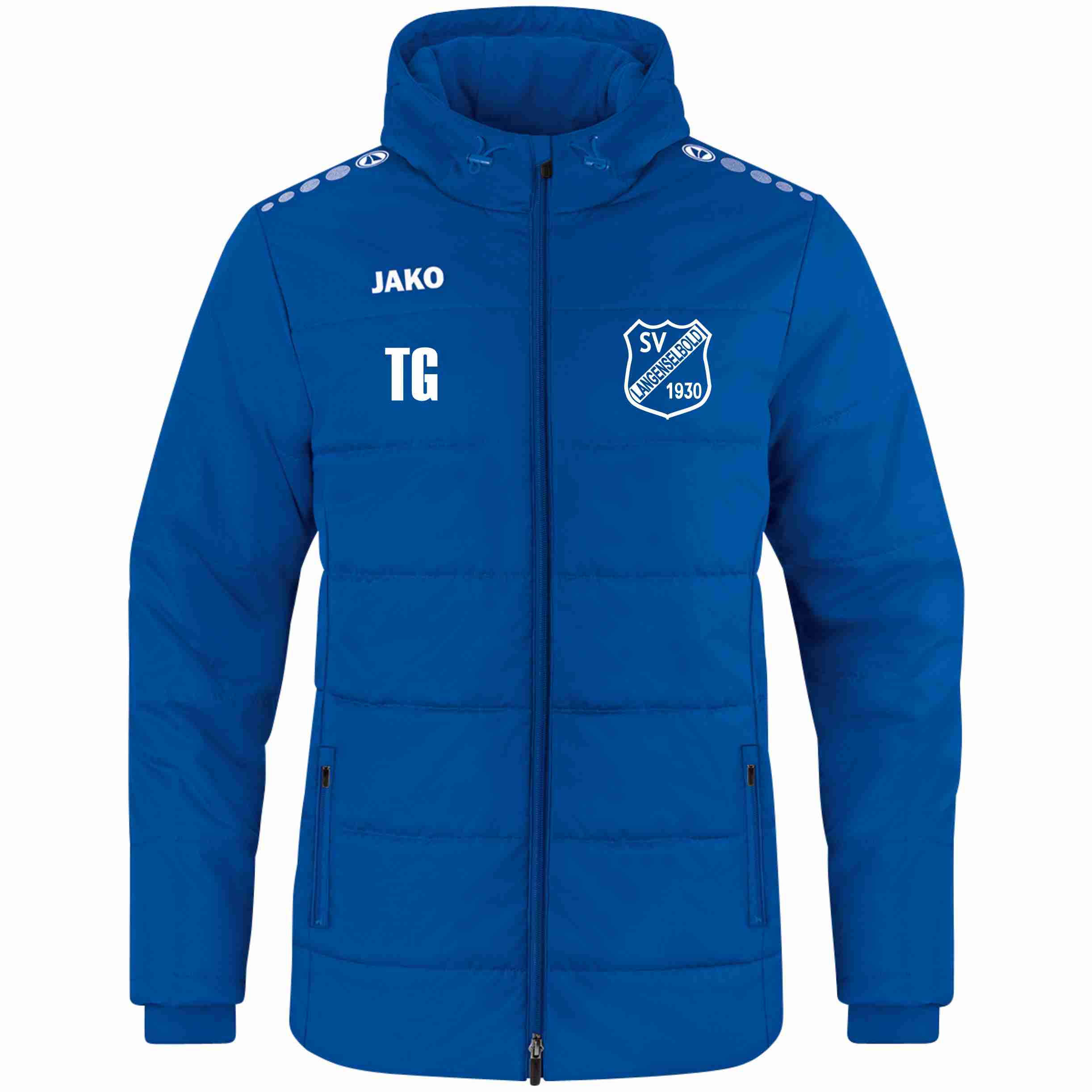 7103-VS-Coachjacke-Team-400-royal Coachjacke TEAM Kinder SV 1930 mit Kapuze royal