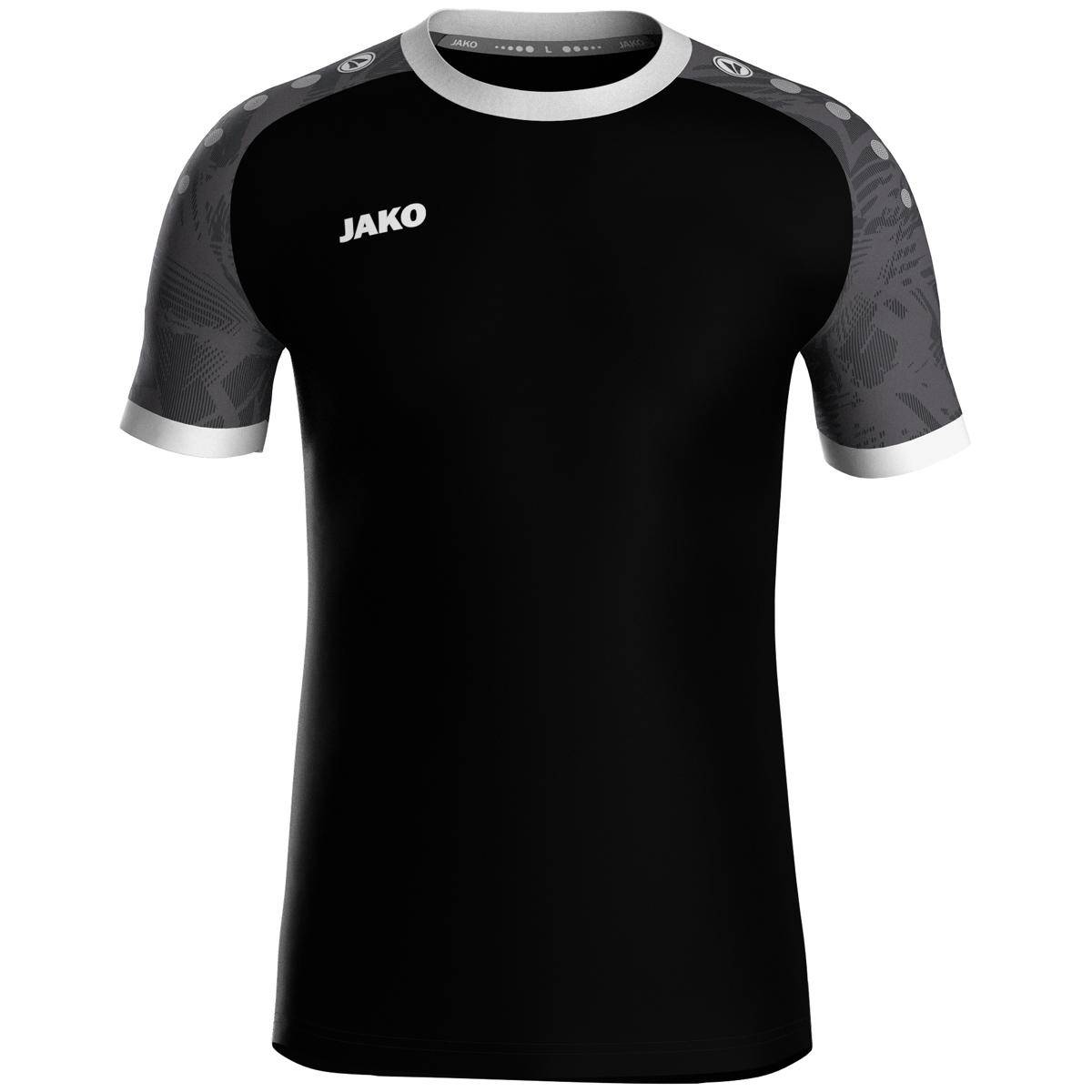 Jako Trikot Iconic KA Kinder schwarz/anthrazit