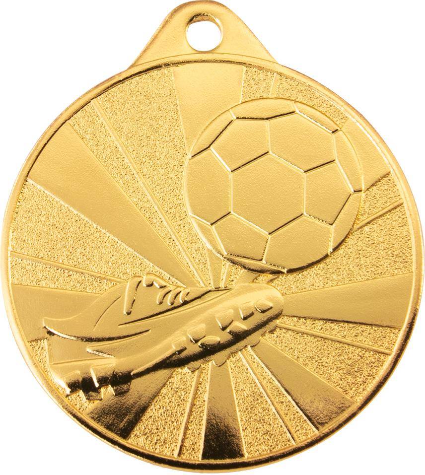 Medaille Fußball 50mm gold