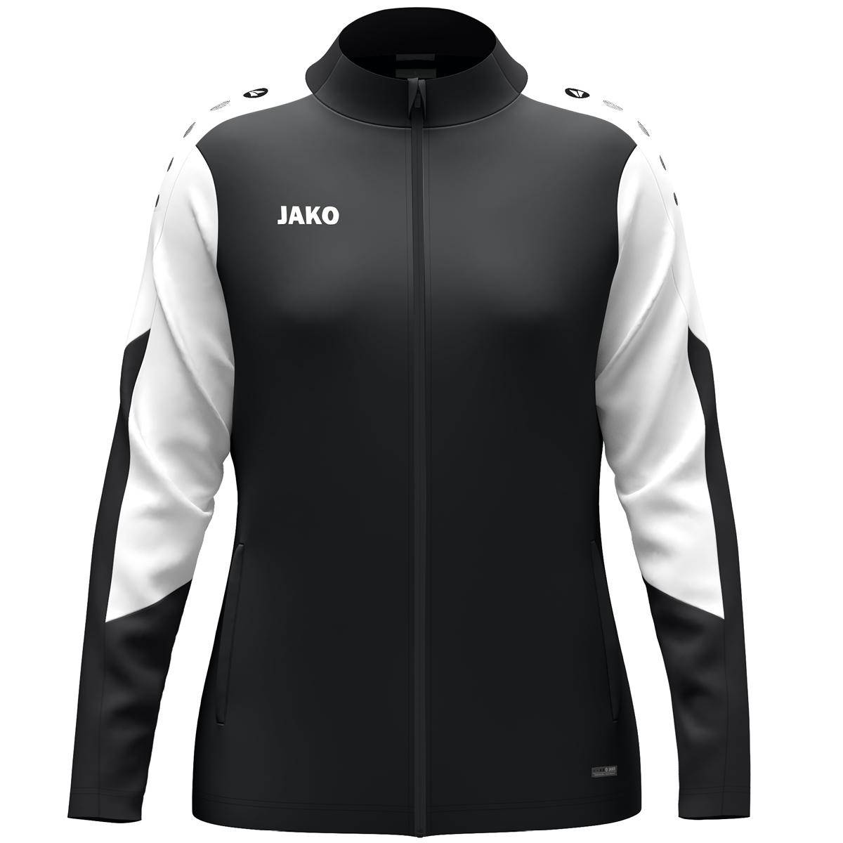 Jako Polyesterjacke Dynamic Damen schwarz/weiß/anthrazit