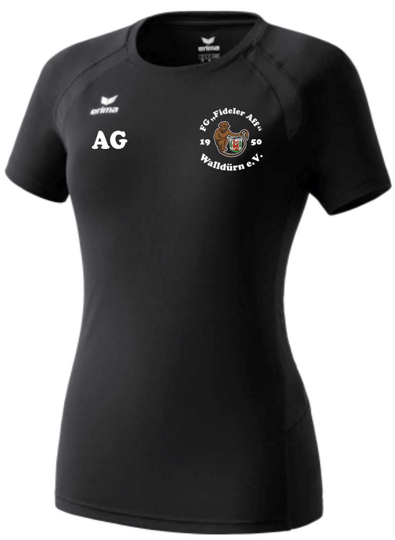 erima T-Shirt Performance Women FG Fideler Aff schwarz