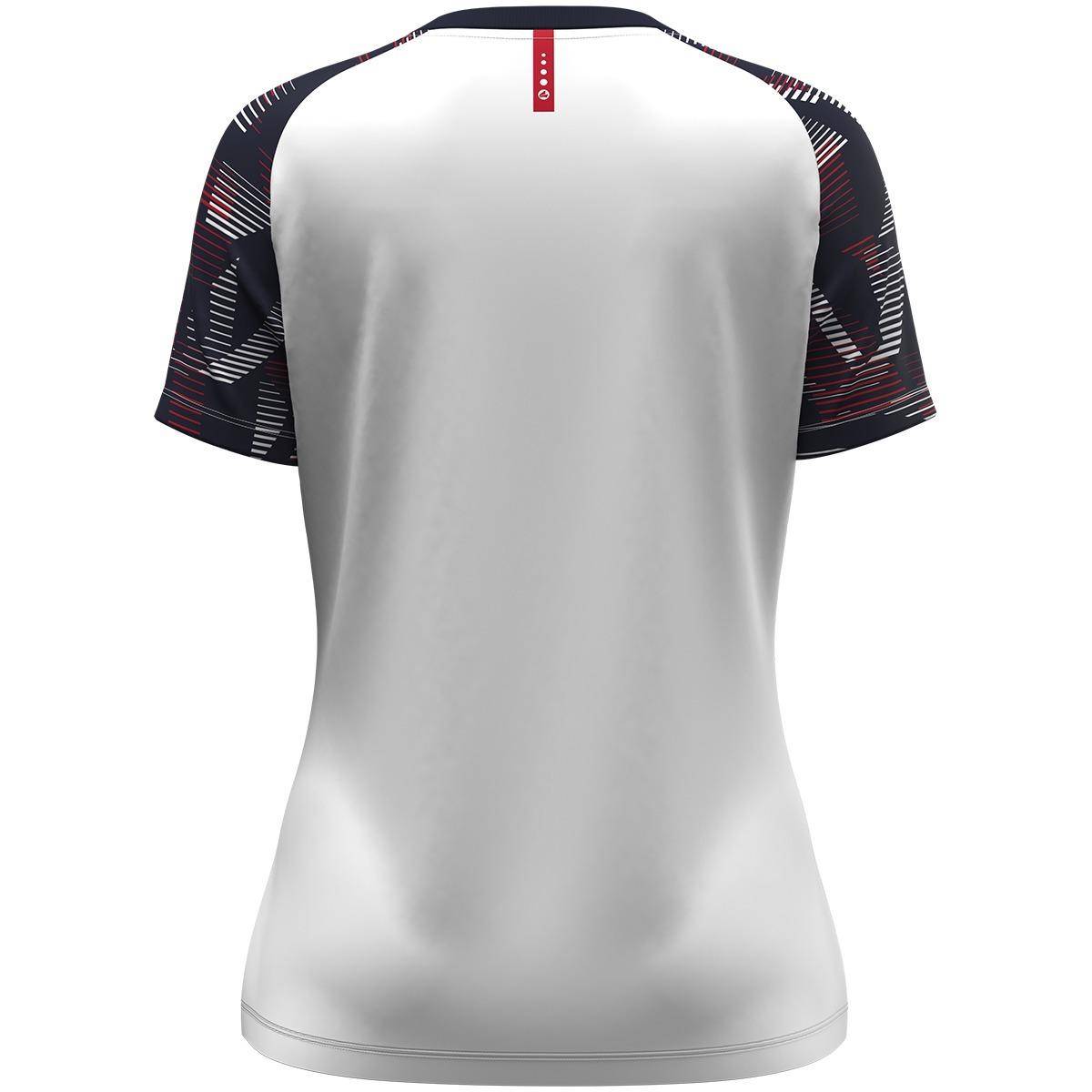 Jako T-Shirt Sonic Damen weiß/marine/rot