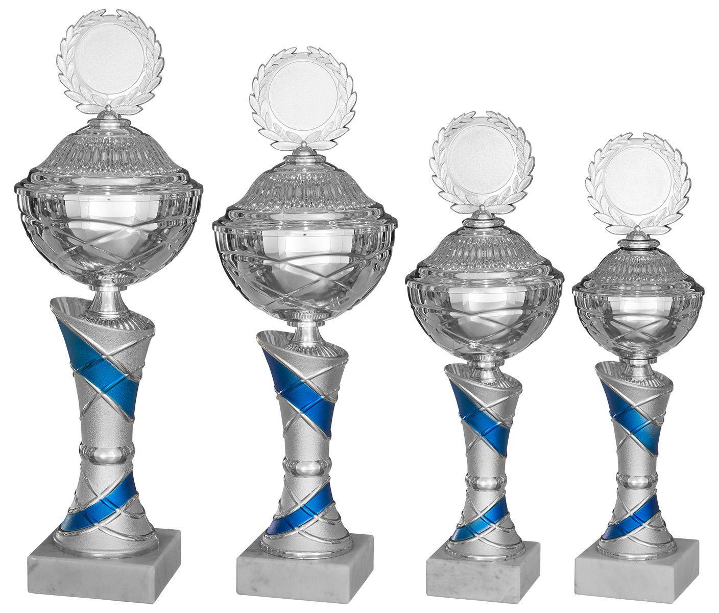 Pokal Prestige Blau silber