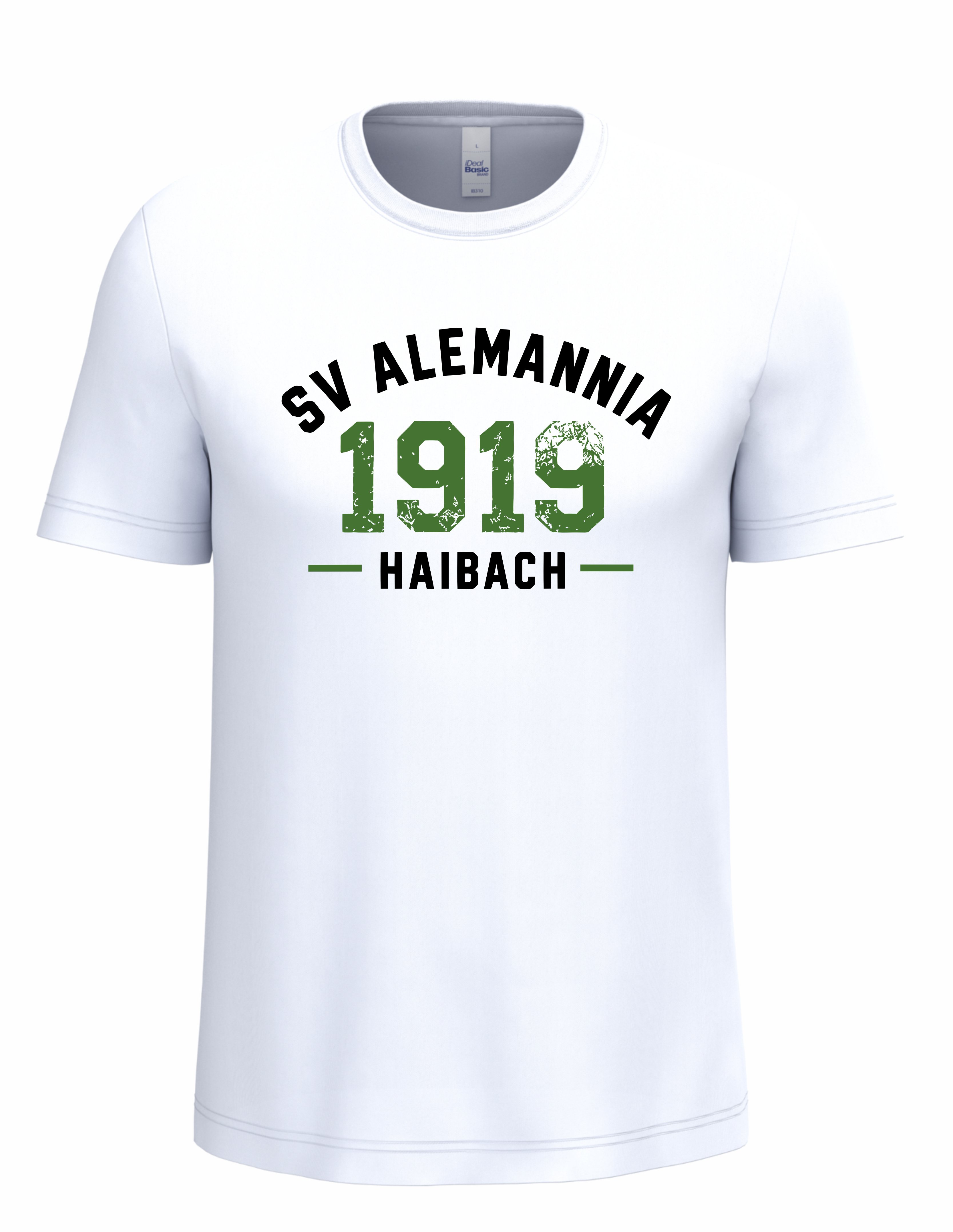 Alemannia Haibach T-Shirt Herren weiß