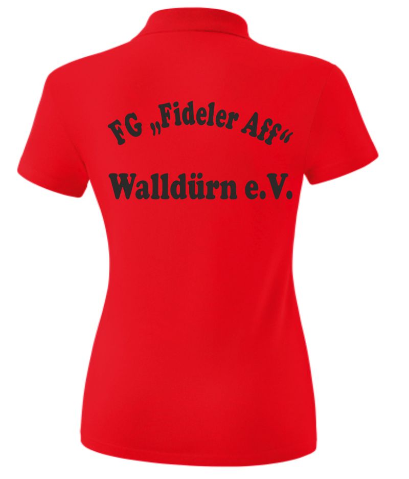 erima Poloshirt Basic Women FG Fideler Aff rot