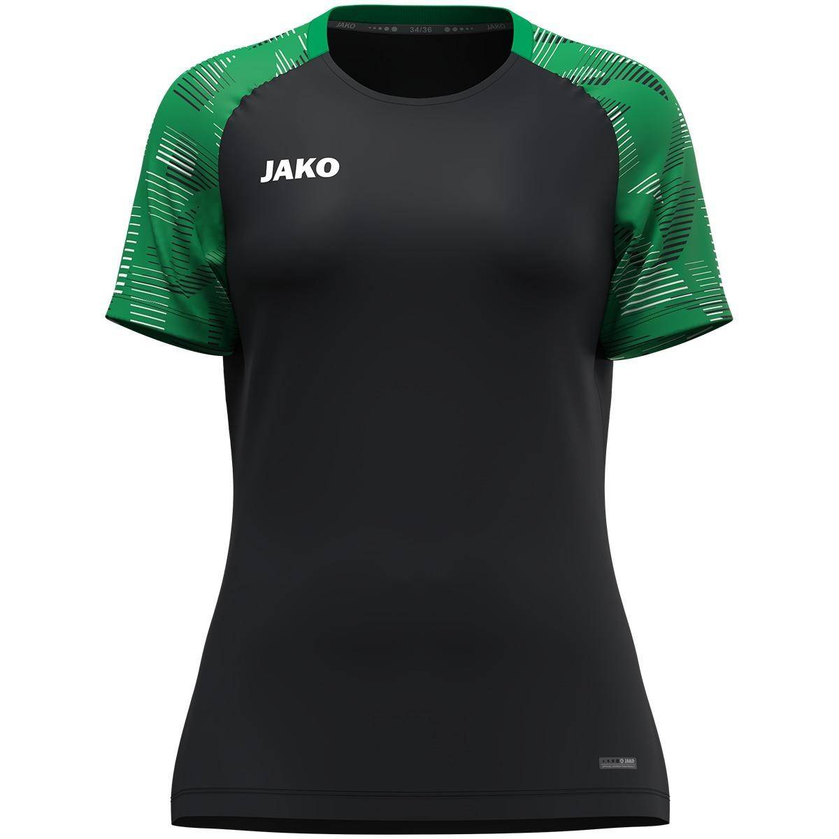Jako T-Shirt Sonic Damen schwarz/grün