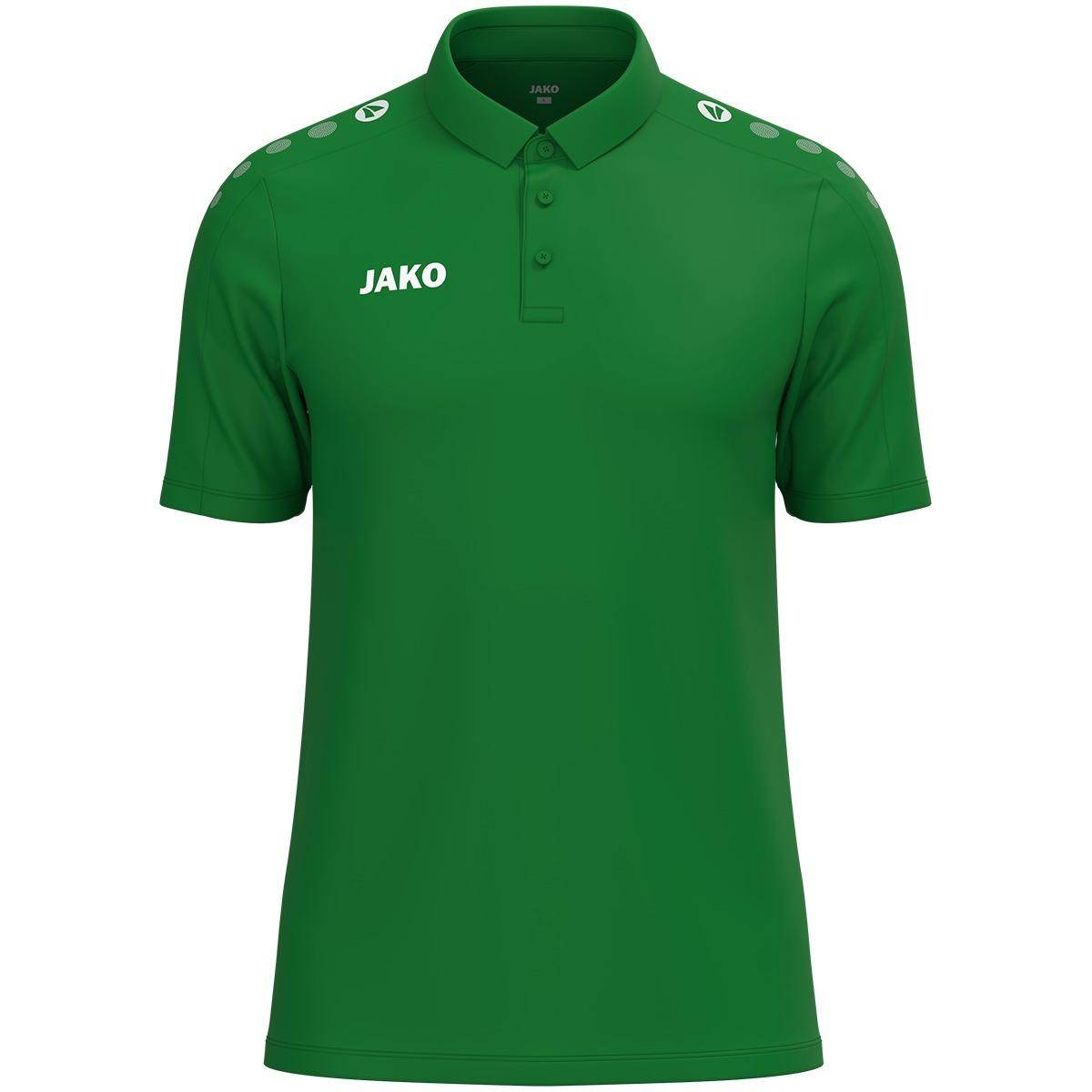 Jako Polo One Cotton sportgrün