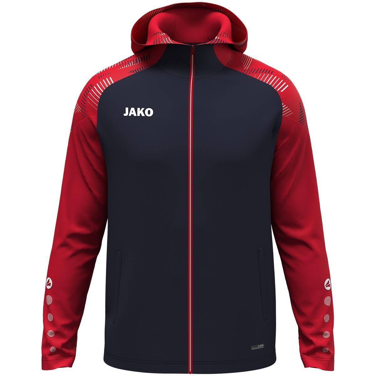 Jako Kapuzenjacke Sonic marine/rot