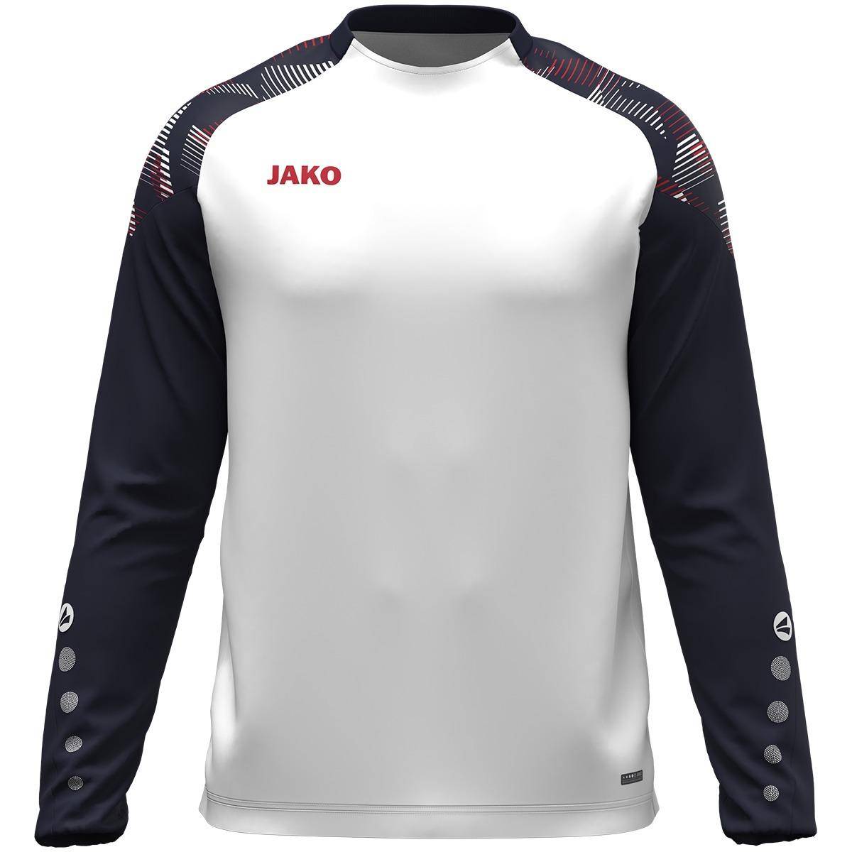 Jako Longsleeve Sonic weiß/marine/rot