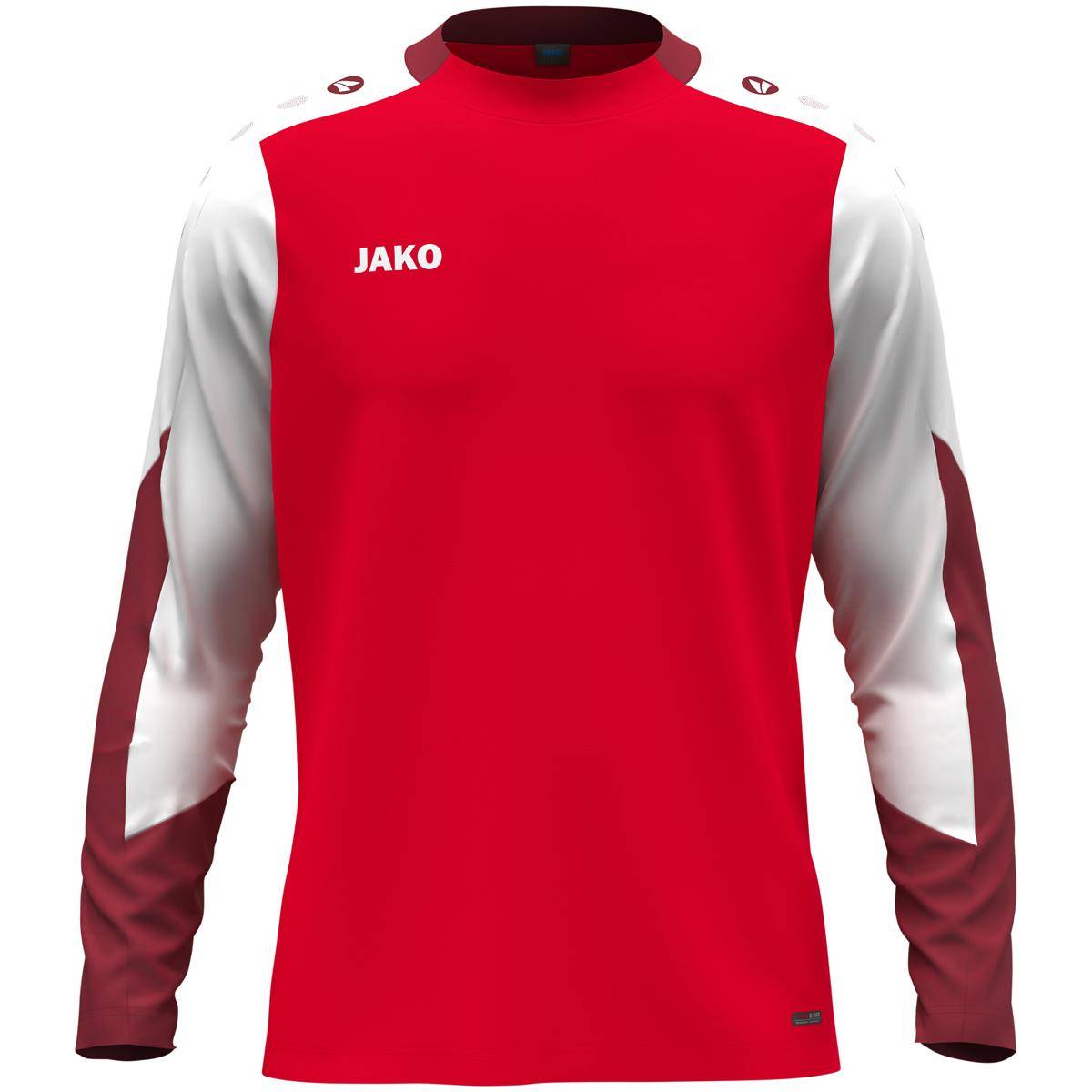 Jako Longsleeve Dynamic Kinder rot/weiß/dunkelrot