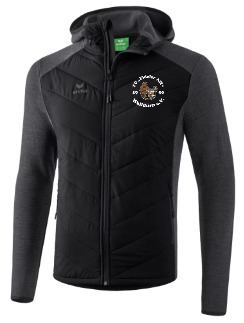 erima Steppjacke Funktion FG Fideler Aff schwarz