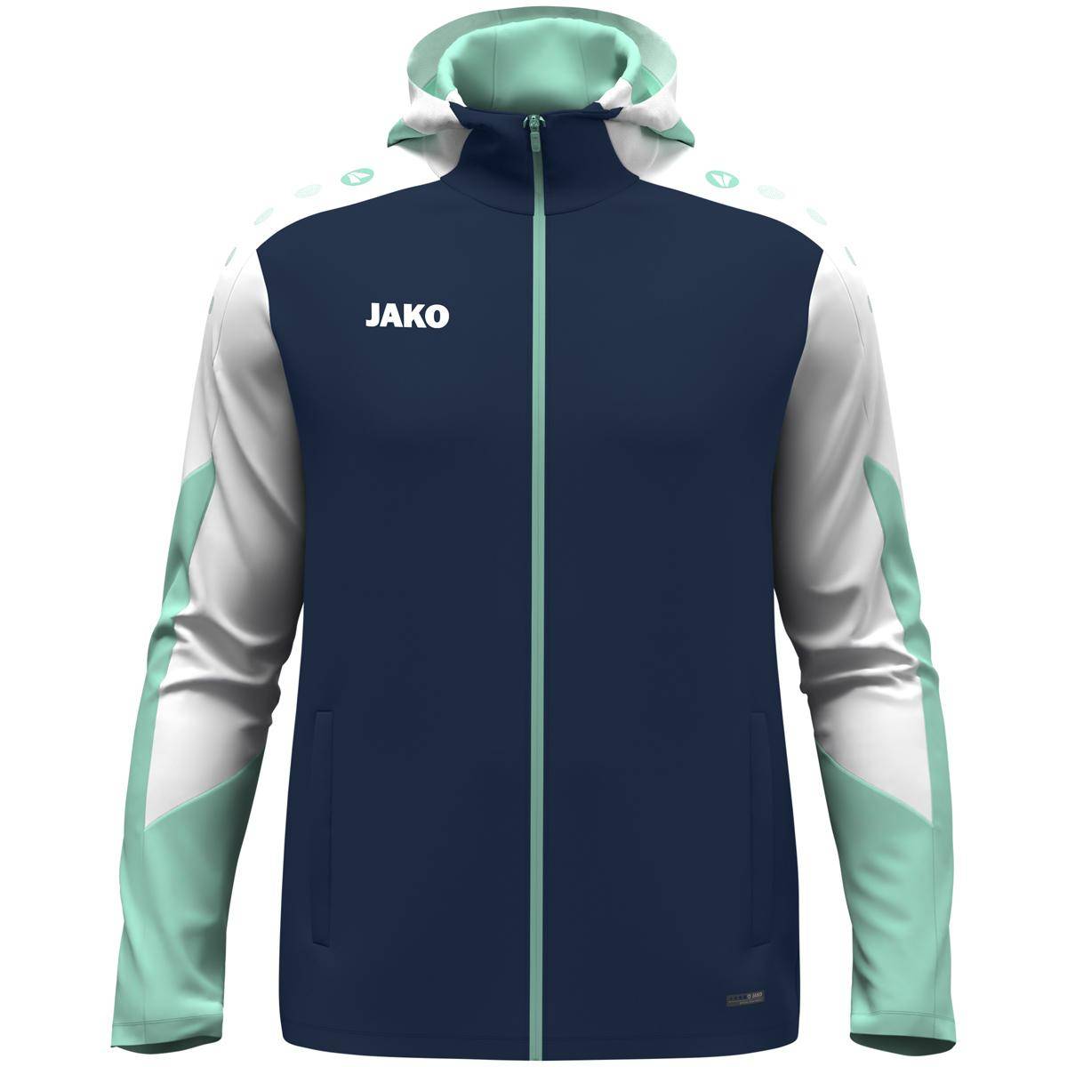 Jako Kapuzenjacke Dynamic Kinder marine/weiß/minze