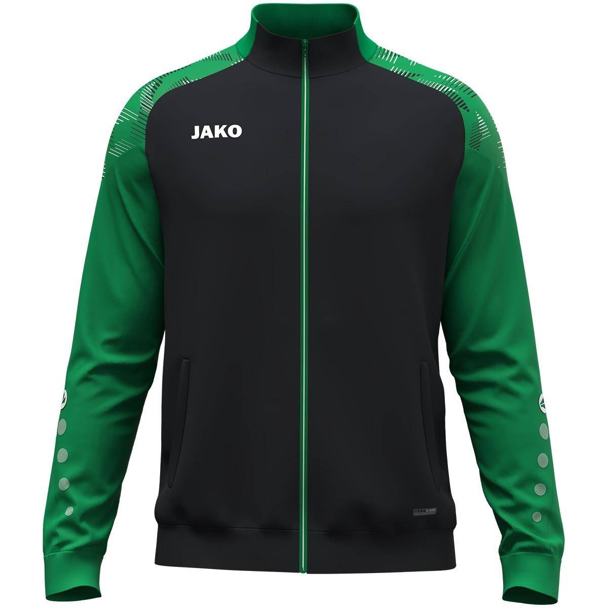 Jako Polyesterjacke Sonic Kinder schwarz/grün