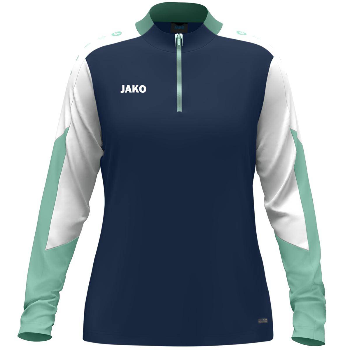 Jako Ziptop Dynamic Damen marine/weiß/minze