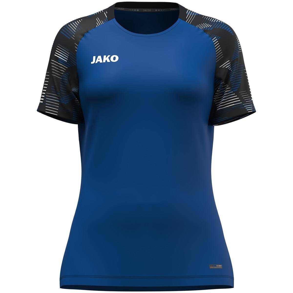 Jako T-Shirt Sonic Damen royal/schwarz