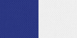 blau/weiß