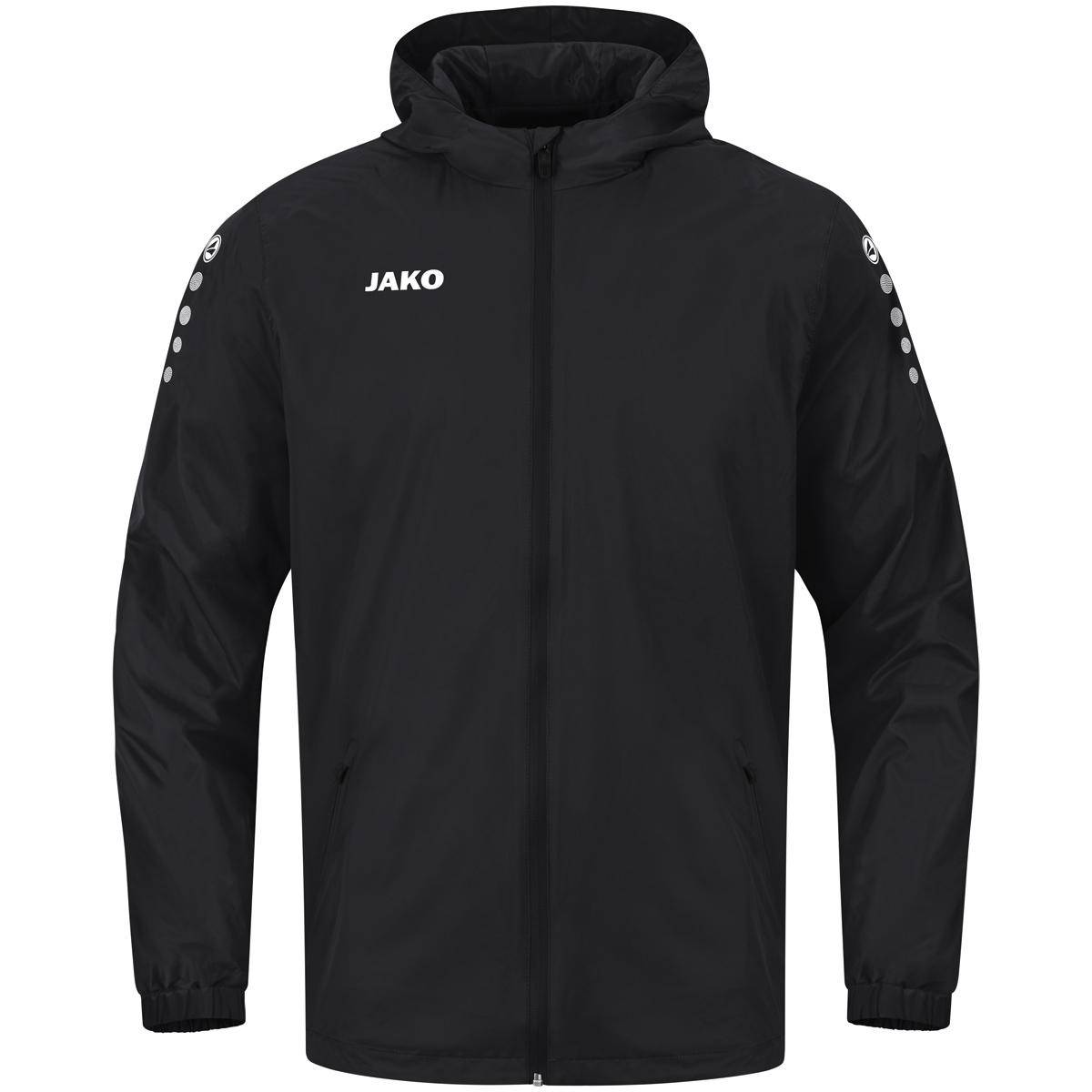 Jako Allwetterjacke Team 2.0 Herren schwarz