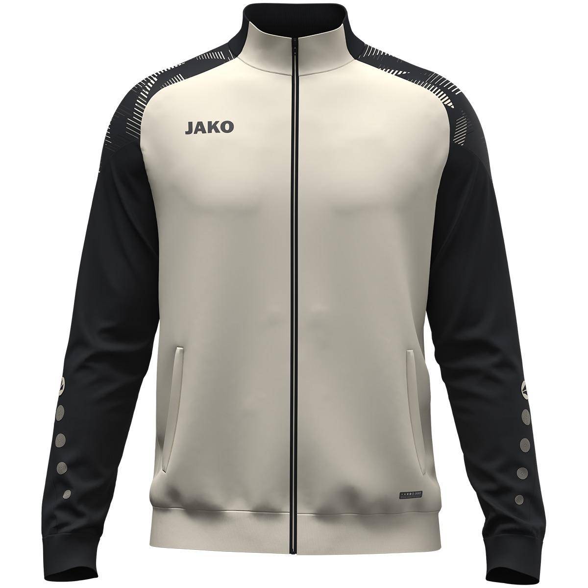 Jako Polyesterjacke Sonic Kinder off white/schwarz