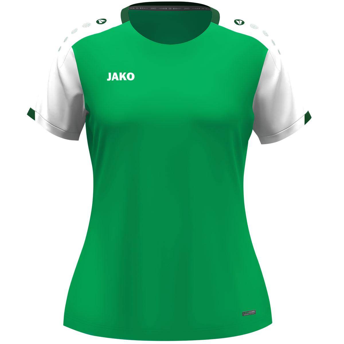 Jako T-Shirt Dynamic Damen grün/weiß/dunkelgrün
