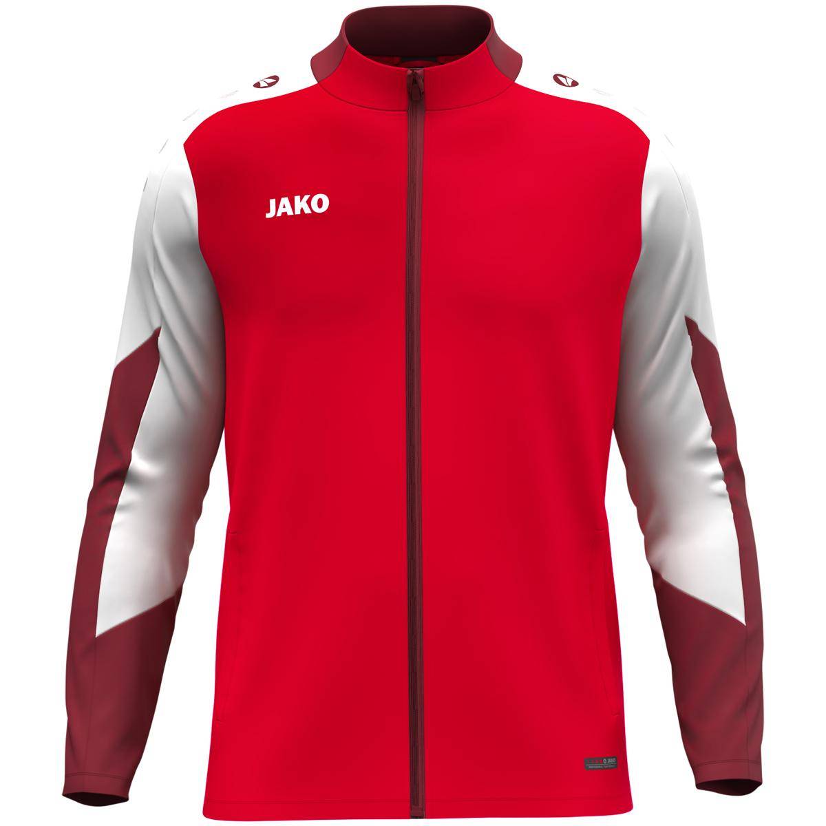 Jako Polyesterjacke Dynamic Herren rot/weiß/dunkelrot